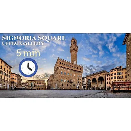 5 Min Dagli Uffizi Suite Wifi Confort Florence Exterior photo